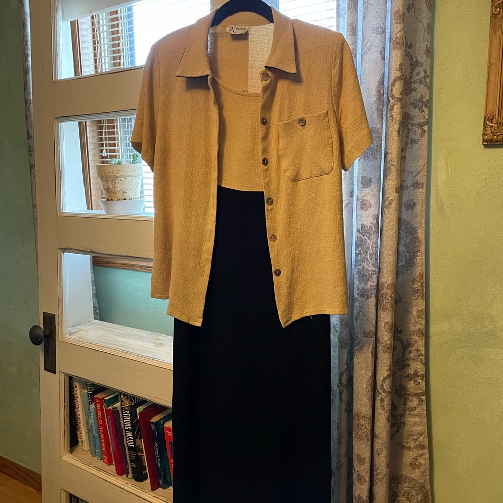 K Petite Two Piece Dress Womens Size 8P